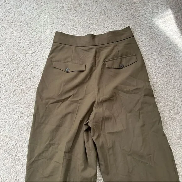Zara dark Tan/ slightly Green slouchy trousers - Picture 16 of 16